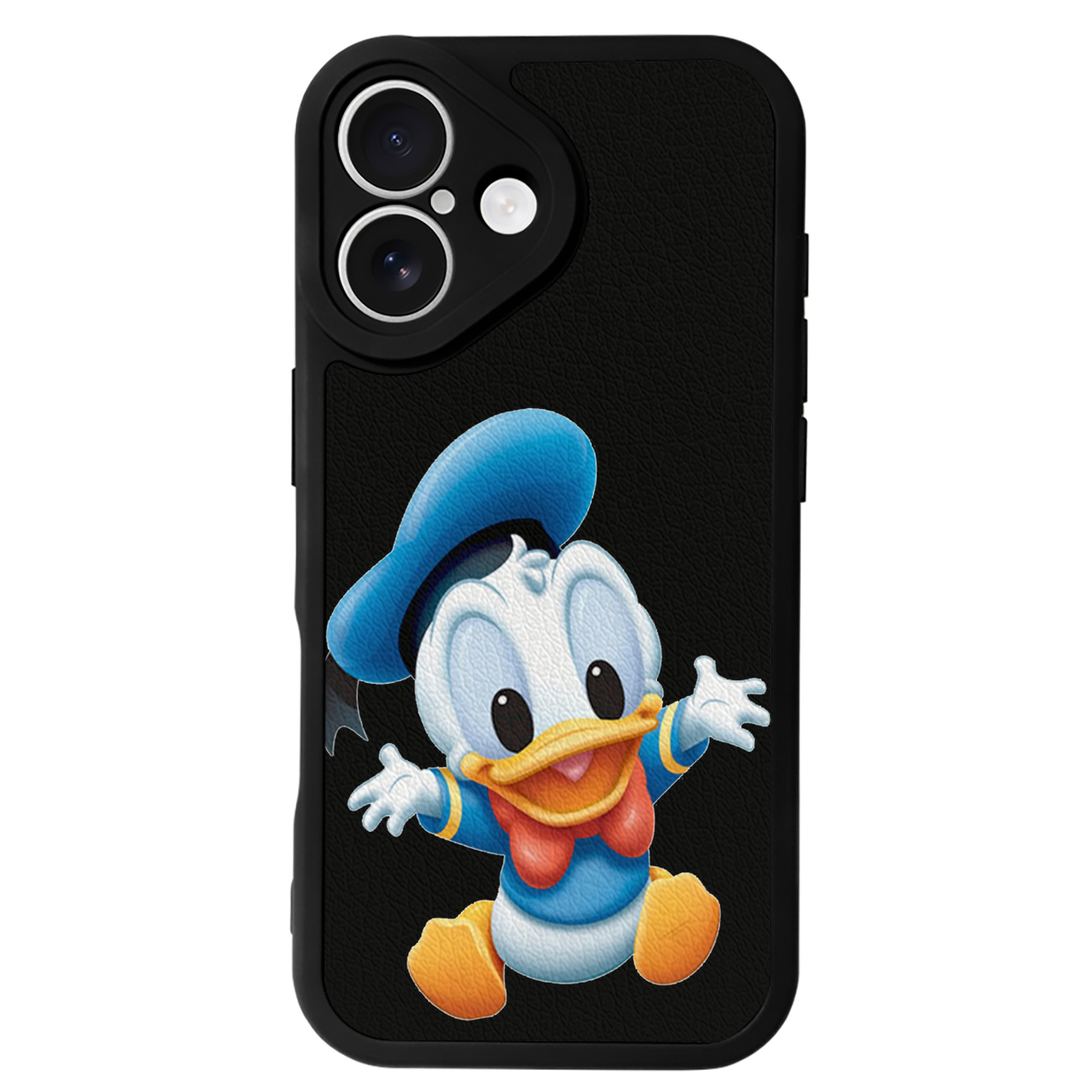 （画像用） ミッキーマウス Mickey Mouse 【iPhone 16シリーズ対応】シリコンスマホケース（レザー調） 材質：シリコン